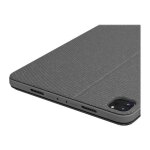 Clavier et tui - logitech - combo touch - qwerty international us - gris oxford - trackpad