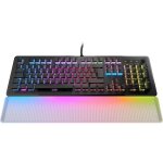 Clavier filaire - optique et m�canique - roccat - vulcan ii max - azerty - r�tro - �clairage - noir