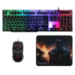 Clavier gamer - konix - barbarian pack - rétroéclairé - filaire - membrane Clavier gamer - konix - barbarian pack - rétroéclairé - filaire - membrane