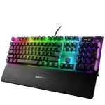 Clavier gamer m�canique - steelseries - apex 7 red switch - fr - pav� num�rique - r�tro�clairage rgb ...