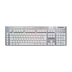 Clavier gamer - sans fil - logitech g - g915 x - azerty - m�canique - blanc