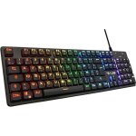 Clavier gamer - the g - lab - keyz platinium - m�canique (switch rouge) - ultra low profile - rgb - filaire ...