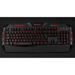 Clavier gaming - drakkar - utgard - rtroclair rouge - anti - ghosting - 12 raccourcis