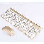Clavier m�canique sans fil - zgeer - mini clavier et souris - ultra - fin - silencieux - rose