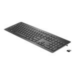 Clavier sans fil - hp - premium - qwertz suisse - aluminium anodis� - 2. 4 ghz