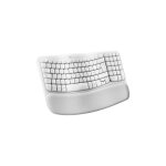Clavier - sans fil - logitech - wave keys - azerty - blanc
