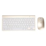 Clavier souris combo sans fil 2. 4g usb ultra - mince portable ergonomique r�sistant � lusure pour ordinateur ...