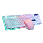 Clavier souris ensemble de souris wireled gaming set gtx300 kit combo led light backlit mac pc computer ...