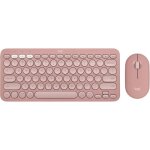 Clavier et souris - logitech - pebble 2 combo - ultra - slim - bluetooth - rose