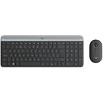Clavier et souris sans fil - logitech - slim wireless keyb + mouse combo wrls - usb - rcepteur sans ...