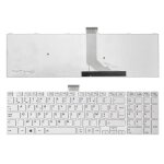 Clavier fr pour toshiba satellite c75 - a c75d - a c75 - b c75d - b c75dt - b blanc