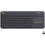 Clavier tv - sans fil - logitech - k400 plus - pavé tactile - azerty - noir Clavier tv - sans fil - logitech - k400 plus - pavé tactile - azerty - noir