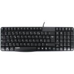 Clavier usb - rapoo - n2400 - 104 touches - filaire - r�sistant aux �claboussures