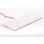 Clavier usb - raspberry pi - sc016 - rouge / blanc - 79 touches - 3 ports usb 2. 0