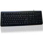 Clavier usb - heden - 0 - clausbca30 - azerty - 108 touches - filaire - noir