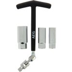 Cl� � bougie articul�e 3 douilles vehicule essence : 14 / 16 / 21mm - aeg - antiglisse - carr� dentra�nement ...