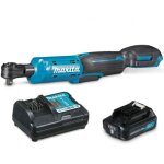 Cl� � cliquet 12 v li - ion 475 nm - makita - avec 1 batterie 12v 2. 01ah - chargeur - wr100dwa