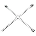 Cl� d�monte roue en croix - neo tools - 11 - 100 - renforc�e - longueur 380 mm - acier crv