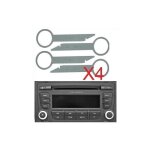 Cles dextraction demontage pour autoradio audi symphony a3 a4 a6 tt skyexpert