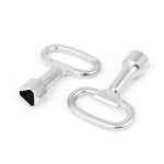 Clé triangulaire sourcing map 2pcs 14 x 8 x 2 mm clé à douille en métal pour serrure à panneau triangulaire ... Clé triangulaire sourcing map 2pcs 14 x 8 x 2 mm clé à douille en métal pour serrure à panneau triangulaire ...