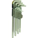 Cl�s torx - tech - it - jeu de 9 cl�s - chrome vanadium - embout �toil� - outils polyvalents