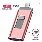 Cl usb - isonix - 256 go - usb 3. 0 - compatible ios et android - 4 en 1