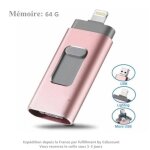Cl� usb 3. 0 - compatible iphone - 64 go - stockage extensible - ios et android - synchronisation facile ...