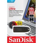 Cl usb 3. 0 sandisk ultra 64 go avec une vitesse de lecture allant jusqu 100 mo / s