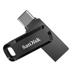 Cl� usb - sandisk - ultra go - 32 go - usb type - c et type - a - vitesse de lecture 150 mo / s