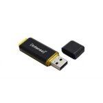 Cl� usb - intenso - 3537491 - 128 go - usb 3. 1 - casquette - noir jaune