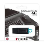 Cl� usb - kingston - datatraveler exodia dtx - 64 go - usb 3. 2 - capuchon de protection