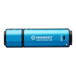 Cl� usb - kingston ironkey vault privacy 50 series - 128 go - usb - c 3. 2 gen 1