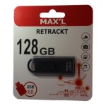 Cle usb - maxell - retrackt 128gb - blanc - compatible windows mac os linux