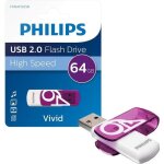 Clé usb philips clé usb vivid 64gb violet Clé usb philips clé usb vivid 64gb violet