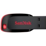 Clé usb - sandisk - cruzer blade - 128go - 2. 0 - noir / rouge Clé usb - sandisk - cruzer blade - 128go - 2. 0 - noir / rouge