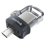 Clé usb sandisk ultra dual drive m3. 0 - 64 go - connecteur usb type - a et micro - usb - gris Clé usb sandisk ultra dual drive m3. 0 - 64 go - connecteur usb type - a et micro - usb - gris