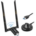 Cl wifi ac1200mbps dongle wifi wifi usb adaptateur usb wifi puissante avec un socle usb 3. 0 et un cble ...