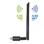 Adaptateur wifi - marque - ac1200 - double bande 2. 4g / 5. 8g - antenne 5dbi - usb 2. 0