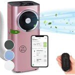 Climatiseur mobile avec �vacuation - klarstein - 12000 btu - fonction ventilateur & d�shumidificateur ...