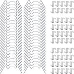 Clips de vitrage serre clips de vitrage pour serre clips de fixation 50 pinces en w pour verre de serre ...