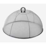 Cloche anti - insectes - weis - moustiquaire  gteaux - inox 18 / 8 - diamtre 34 cm - hauteur 17 cm ...
