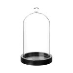 Cloche dcorative - atmosphera crateur dintrieur - 20cm - verre - transparent