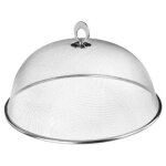 Cloche  fromage - paris prix - 30cm - inox & plastique - argent - pratique et tendance