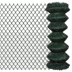 Clture - grillage  mailles losanges acier galvanis 1x25 m vert