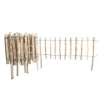 Floranica cl�ture ganivelle � lattis noisetier bois 50 cm x ml espacement 4 - 6 cl�ture de jardin bordure ...