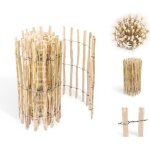 Floranica cl�ture en noisetier ch�taignier 5 m x 120 cm de hauteur �cart entre les lattes 12 - 14 cm ...