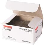 Clous brads t16 ga galvanis�s long. 32mm 2000 pcs - makita f - 33948