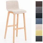 Clp tabouret de bar hoover avec rev�tement en tissu chaise haute de bar ergonomique avec dossier tabouret ...