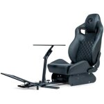 Cockpit de simulation de course - nacon - similicuir noir - ergonomique - r�glable - design contemporain ...