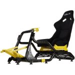 Cockpit de simulation racing - oplite - gtr s8 elite force - jaune